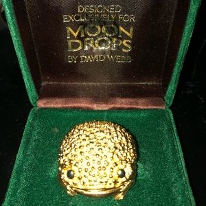 David Webb Solid Perfume 1970s exclusive art deco